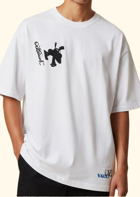 Wasn’t on the floor tee (unisex) - White