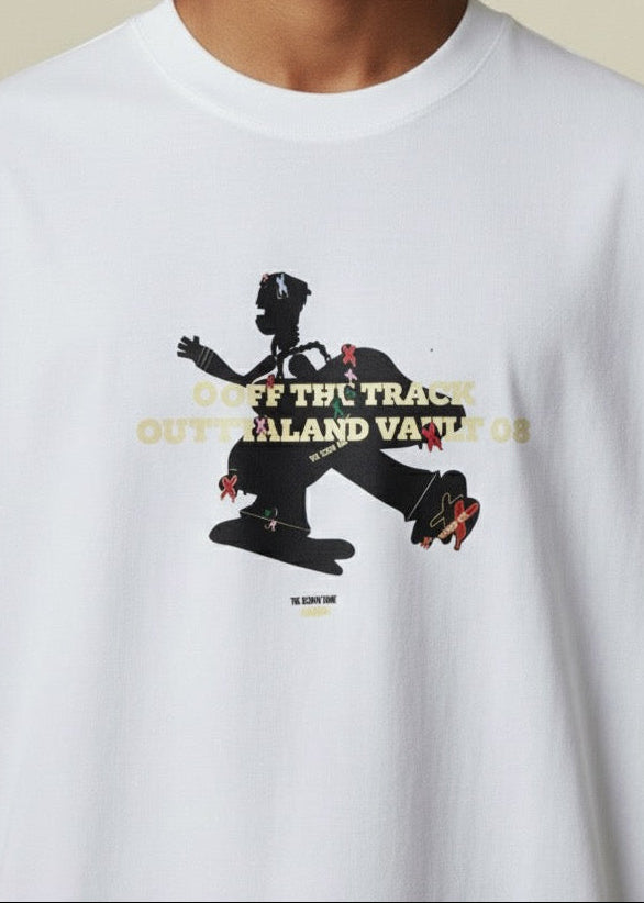 Screw tee (unisex)- white