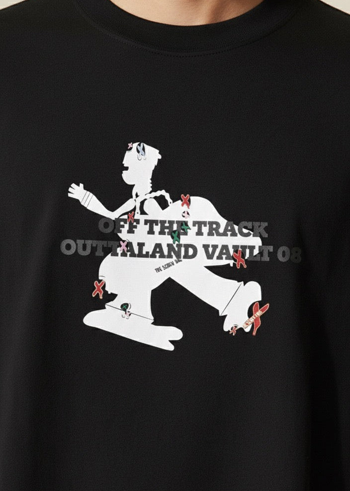 Screw tee (unisex) - Black