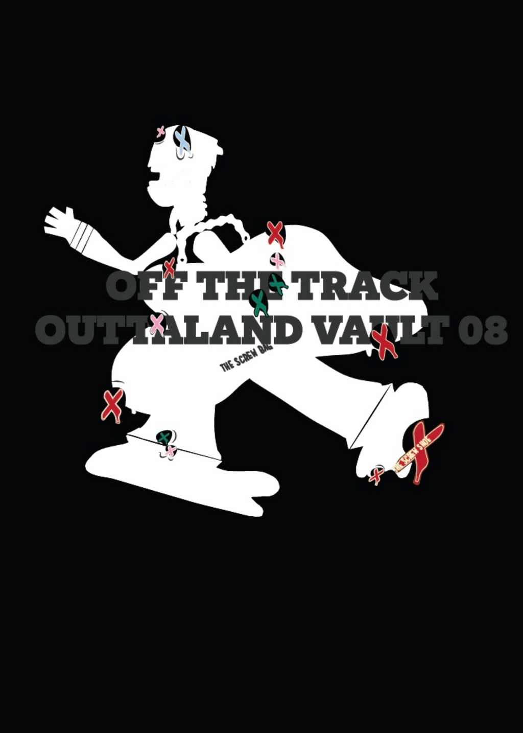 Screw tee (unisex) - Black