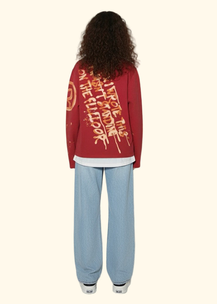 Wasn’t on the floor tee (unisex) - Red