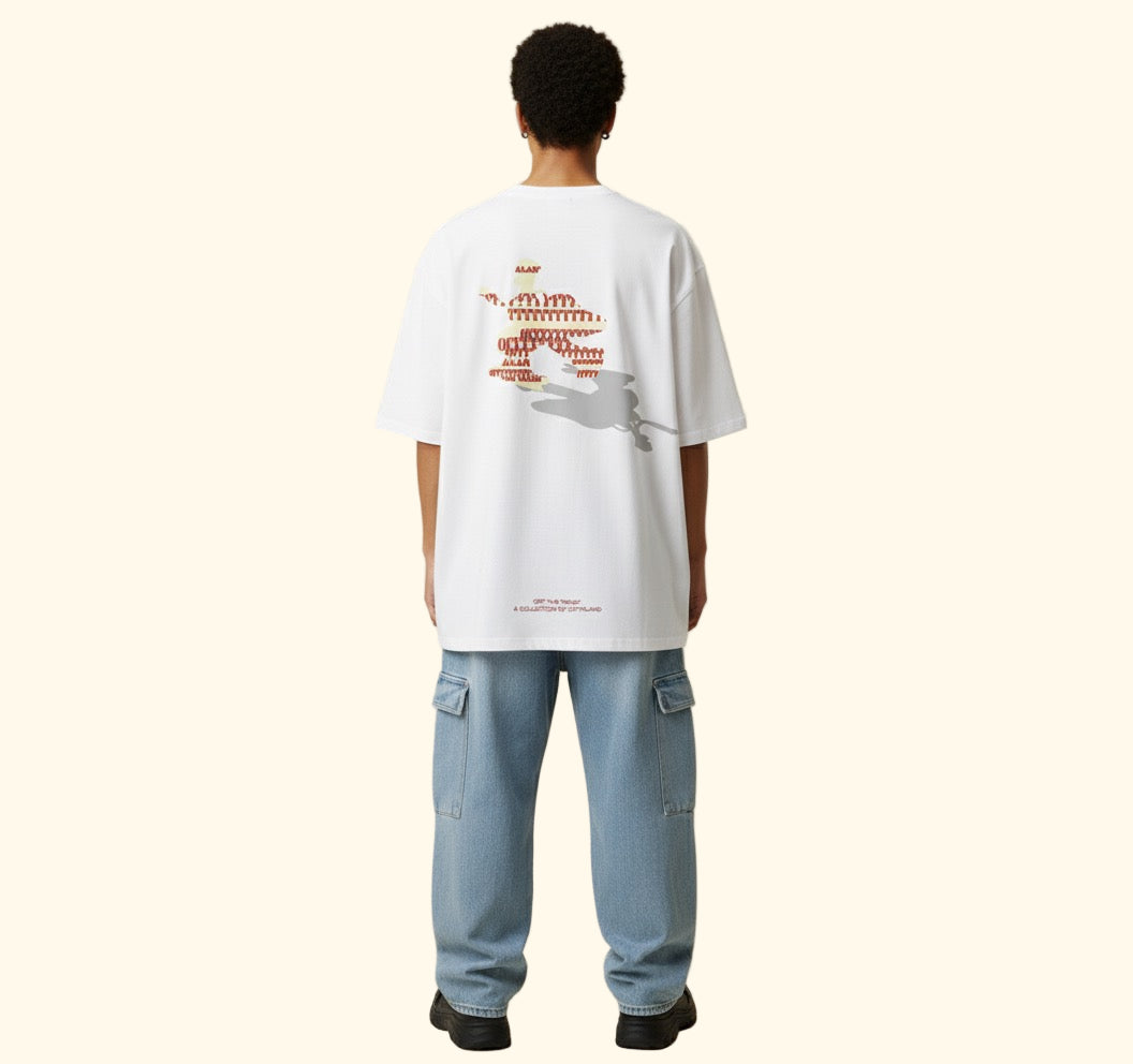 Screw tee (unisex)- white