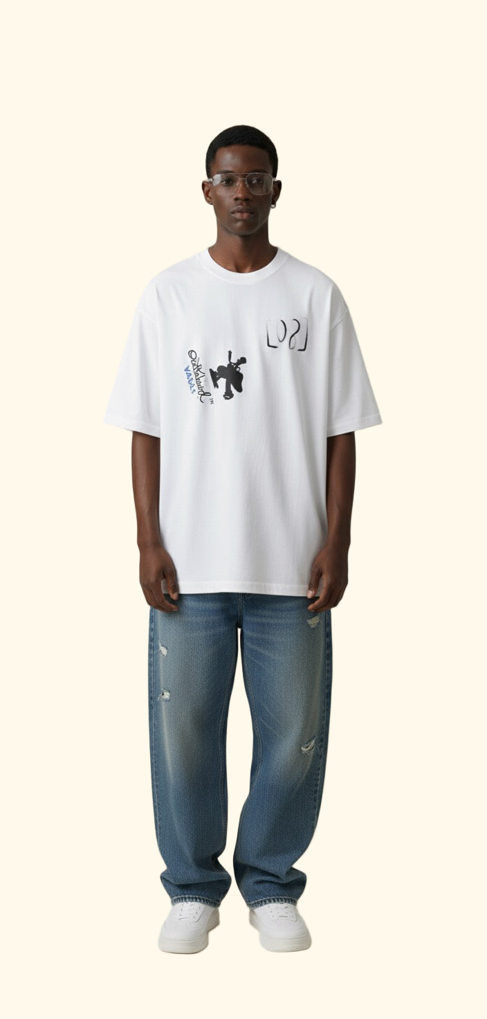 Wasn’t on the floor tee (unisex) - White