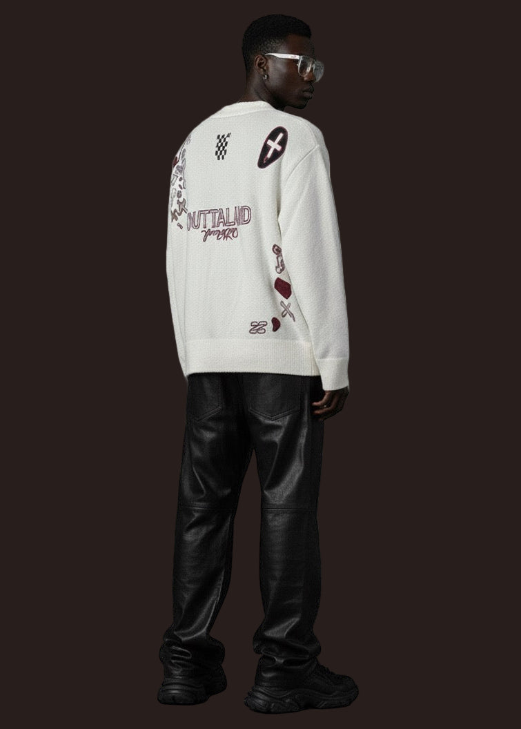 Low Neck Cover Top - White