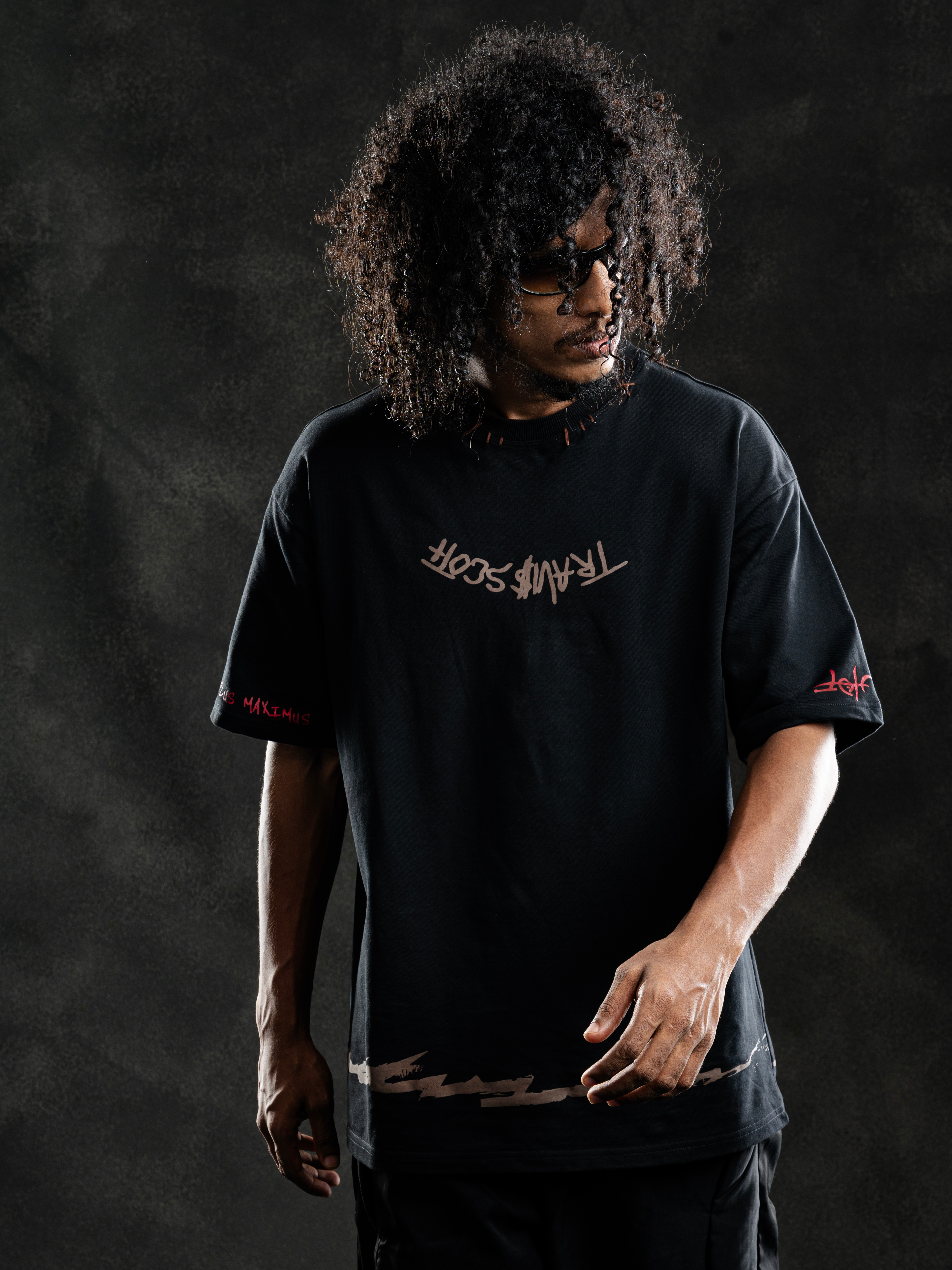 Travis Scott Utopia Tee Shirt(Black)