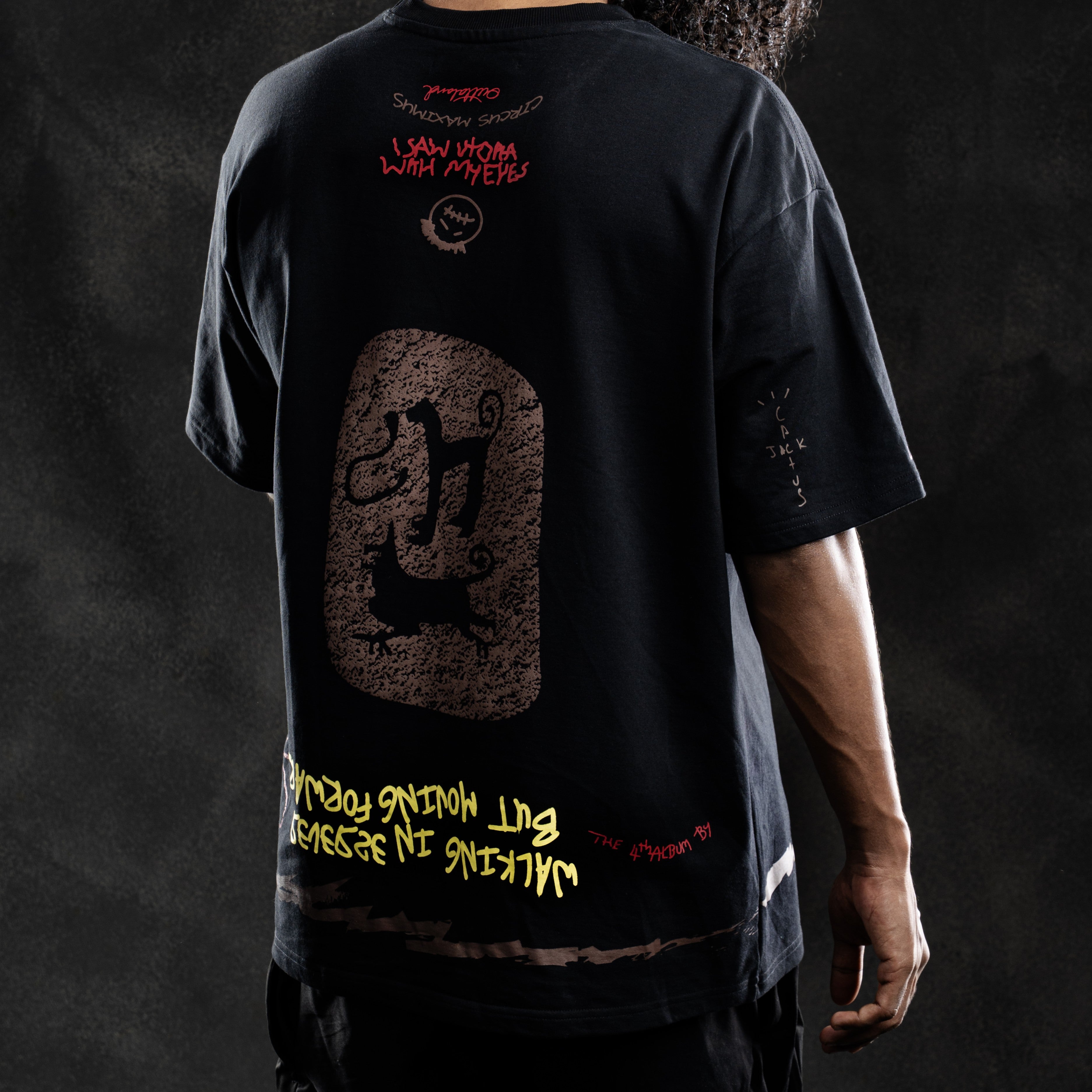 Travis Scott Utopia Tee Shirt(Black)