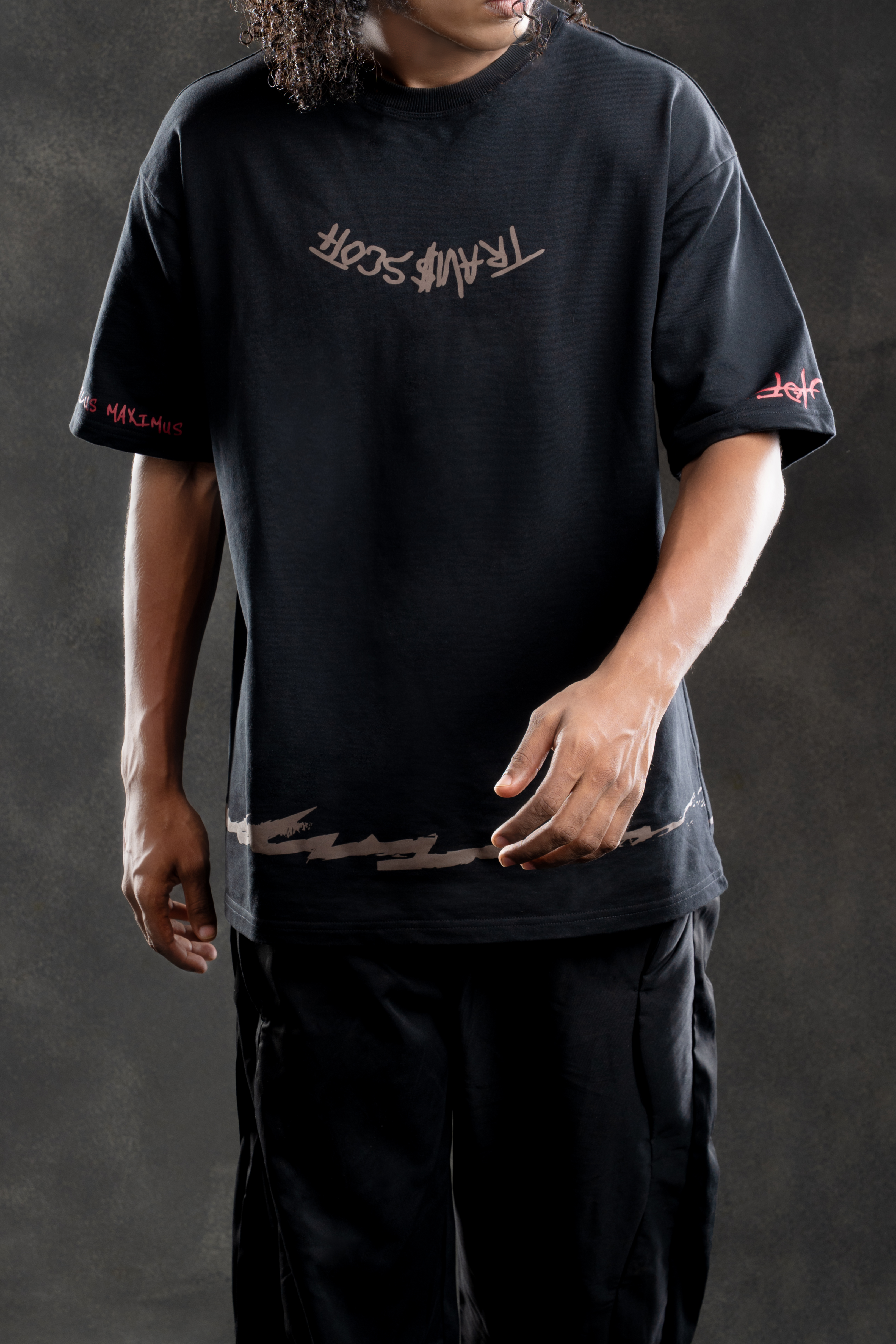 Travis Scott Utopia Tee Shirt(Unisex)-Black