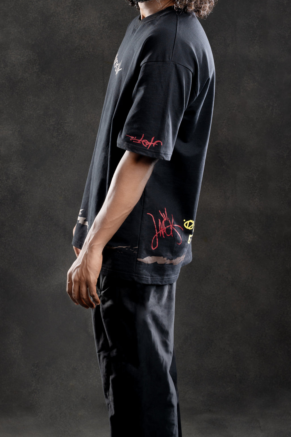 Travis Scott Utopia Tee Shirt(Unisex)-Black