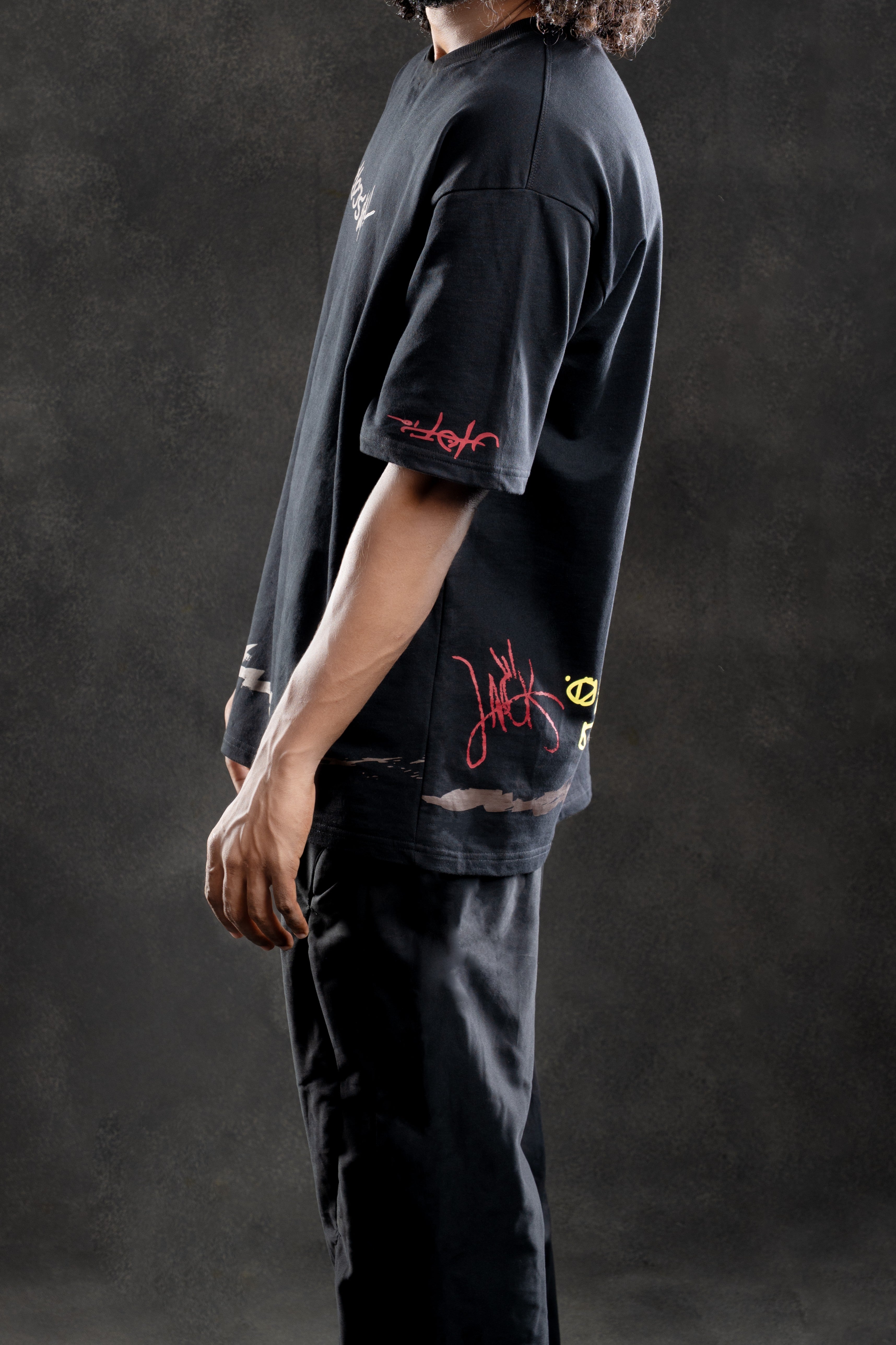 Travis Scott Utopia Tee Shirt(Unisex)-Black